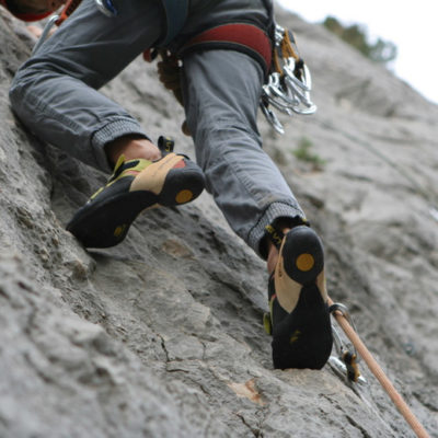 Climbing on Mont Faron