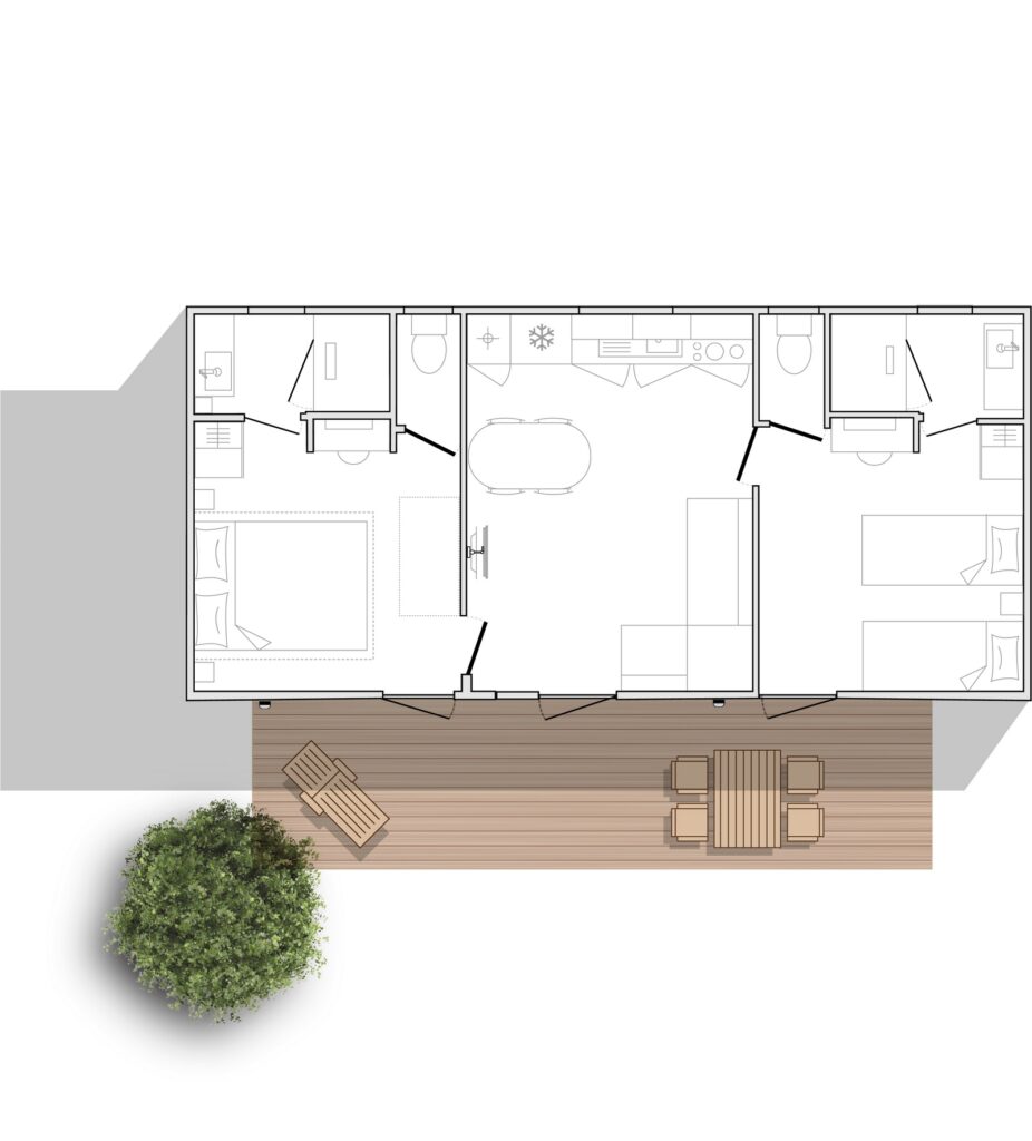 Layout Îles d'Or® mobile home