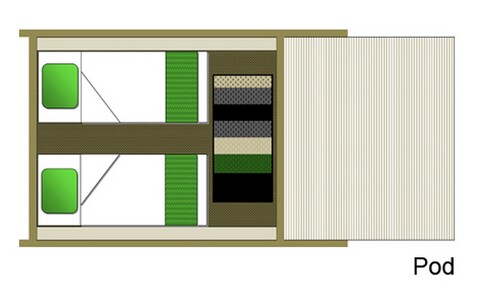 Layout Le Coin des Copains® Glamping!