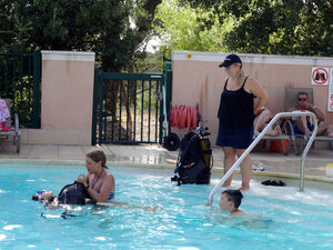 Heated pool Diving baptism Holidays