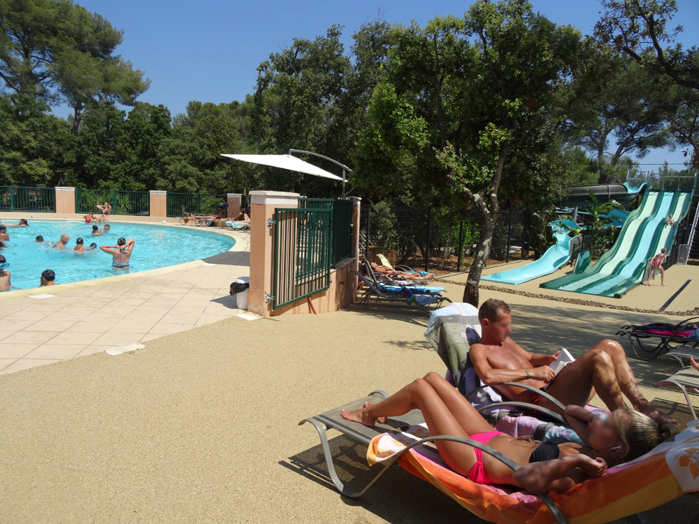Camping Côte d'Azur Wasserpark Beheizte Schwimmbäder Transat Entspannung Ferien