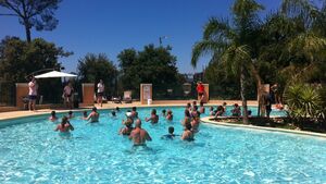 Activity swimming pools Hyeres camping