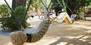 Family holiday - French riviera campsite Kids playground