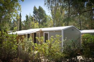 Premium air-conditioned mobile home on a 4-star campsite