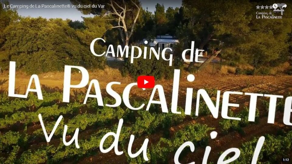 Camping in La Londe seen from the sky