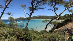 Porquerolles, near campsite Var area