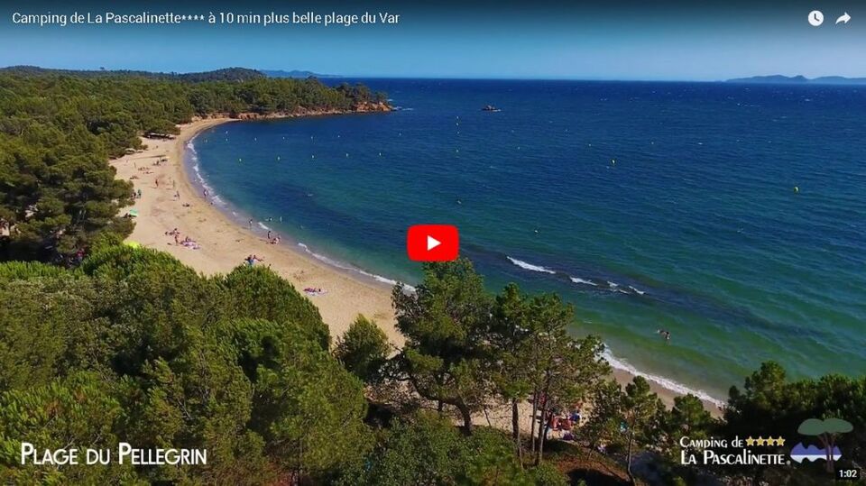 Plage du Pellegrin in the Var near your seaside campsite