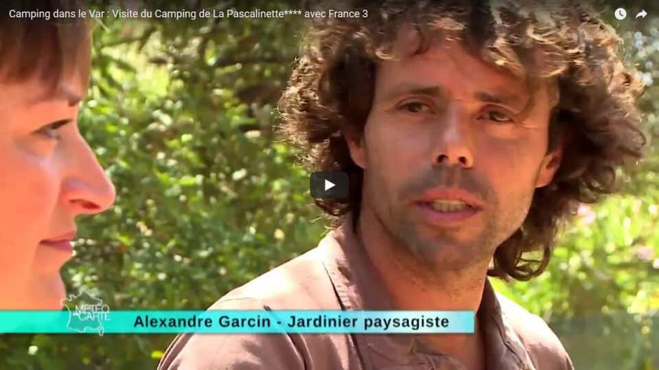 Visit of Camping de La Pascalinette® **** with France 3 on French television