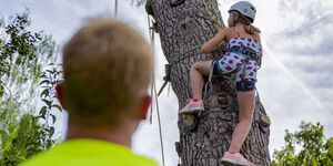 Campsite with children's entertainment