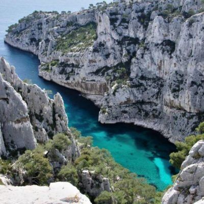 Walking in creeks of Cassis