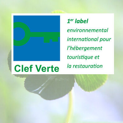 The campsite is a holder of the Clef Verte Label