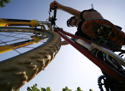 Mountain biking near the campsite: the Corniche des Maures