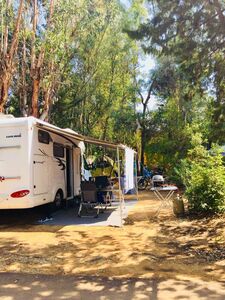 Camping South of France - camper van pitch