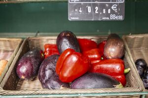 vegetables and fruits - campsite shop