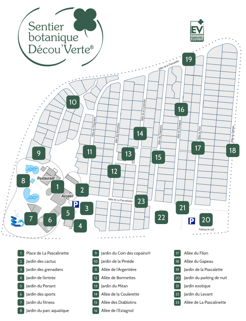 Nature Campsite - Ecocamping - botanical footpath