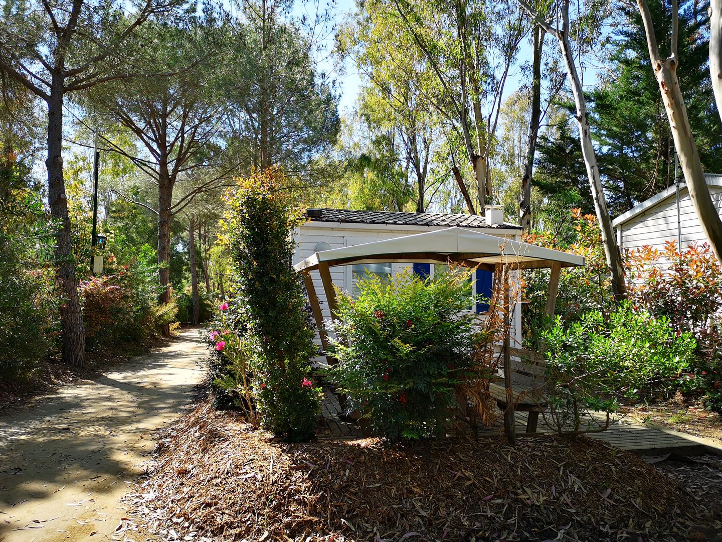 Mobile home romantic camping