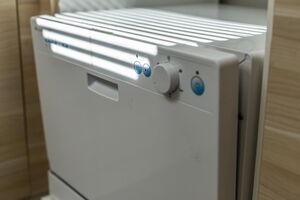 Luxury mobile home with a dishwasher 