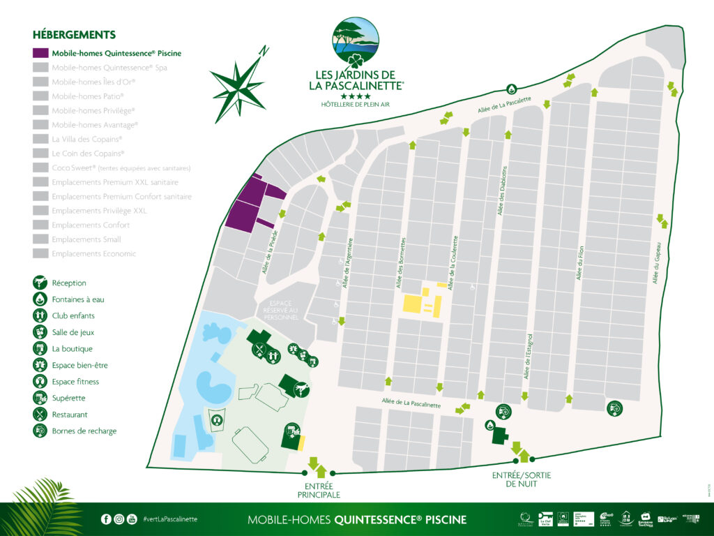 Situation Premium Quintessence ® - Pool - mobile home