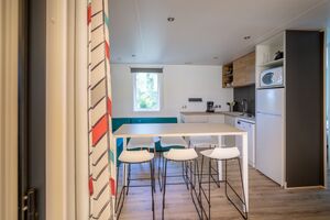 Villa kitchen – South of France holiday - mobile home 1
