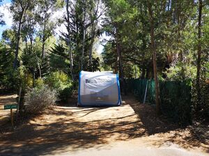 Pitch for tent or caravan in 4-star campsite in Londe