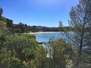 Campsite near the beaches of the Var and the coastal path