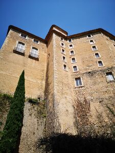 Entrecasteaux chateau and grounds in the Var, French Riviera-Côte d'Azur