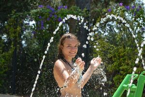 Water park water games campsite sud de la France