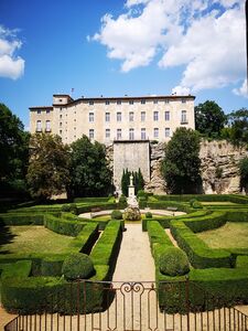 View of the Château and Entrecasteaux Park