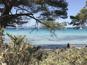From the campsite to the port of La Londe a fun boat trip to Porquerolles