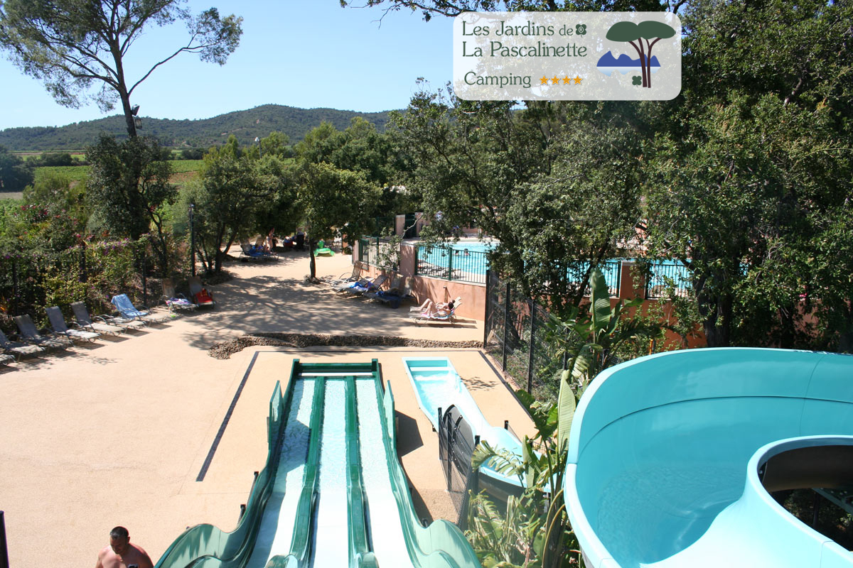 Campsite Bormes-les-Mimosas Water park Heated swimming pool Solarium Jacuzzi Spa