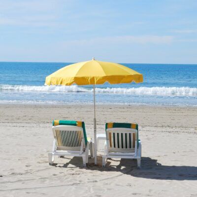 Plage de la Pointe de Gouron in Bormes-les-Mimosas - sunshine and golden sands in the Var, French Riviera-Côte d'Azur