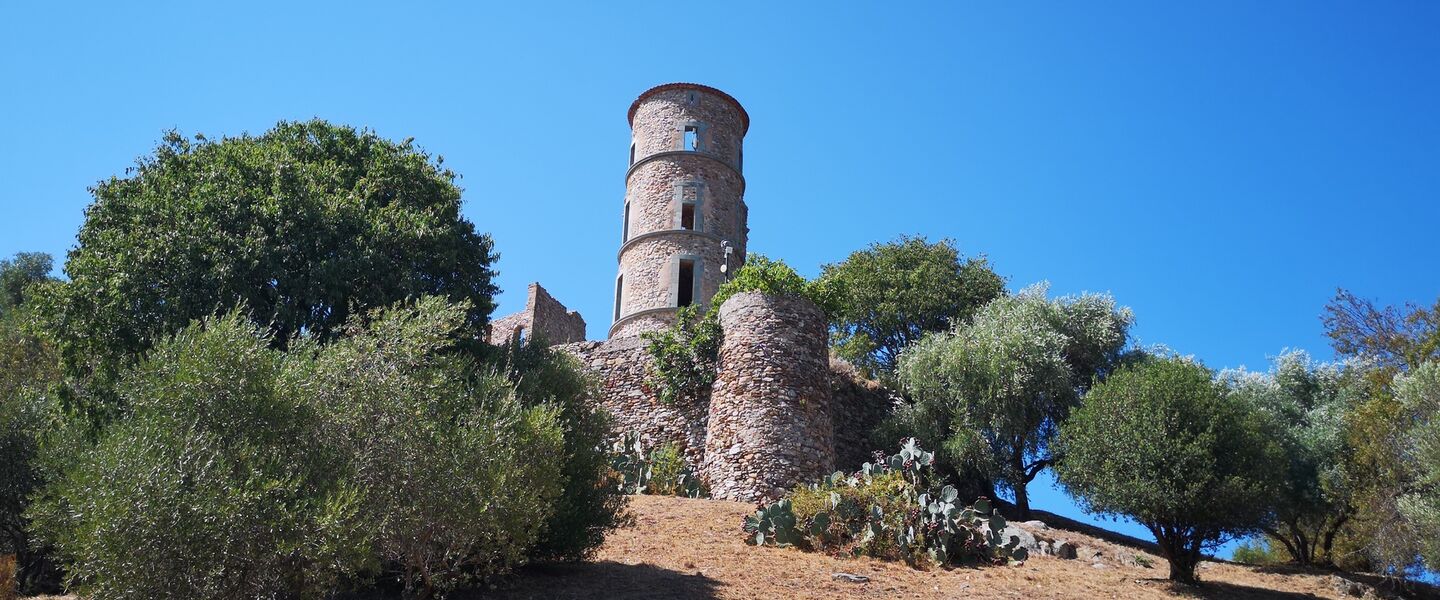 Grimaud castle in the Var area