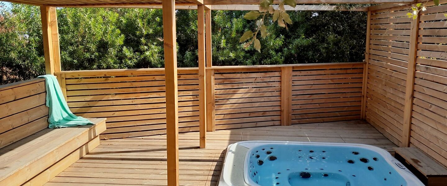 Jacuzzi spa large family holiday home Var