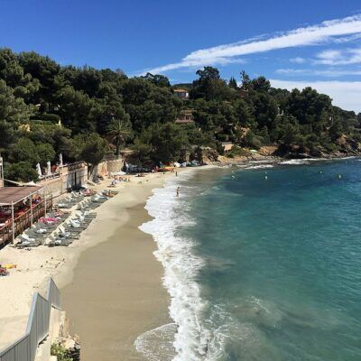 Plage du Rayol is one of the Var area's most beautiful beaches