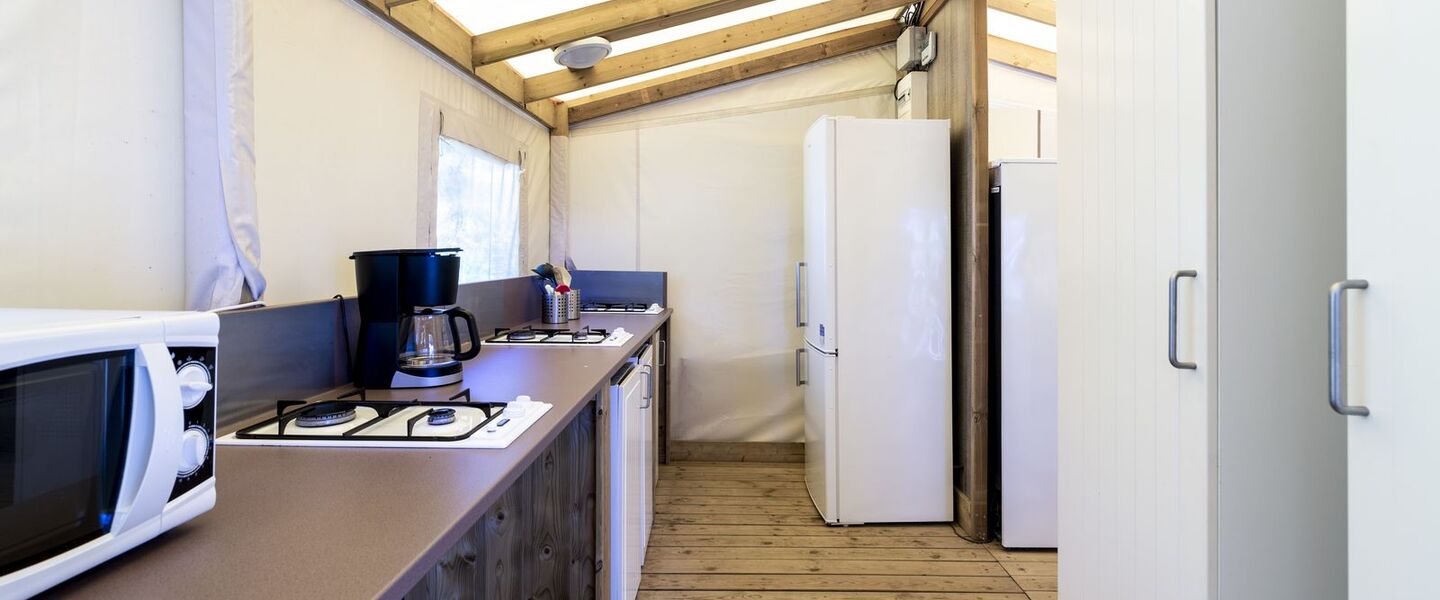 Budget glamping cabins