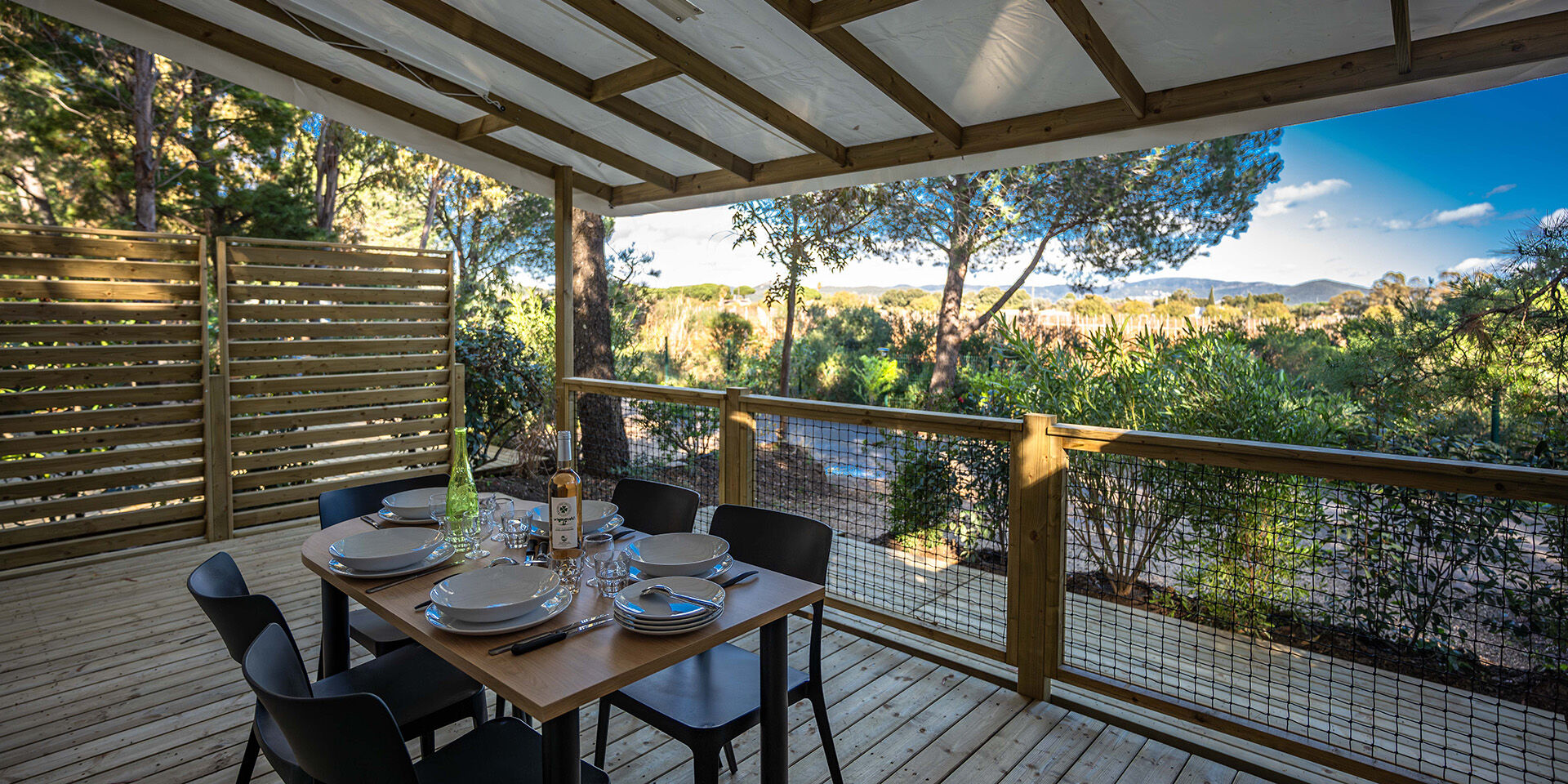 Campsite Hyères Beaches Holiday for 6 Air-conditioned mobile home