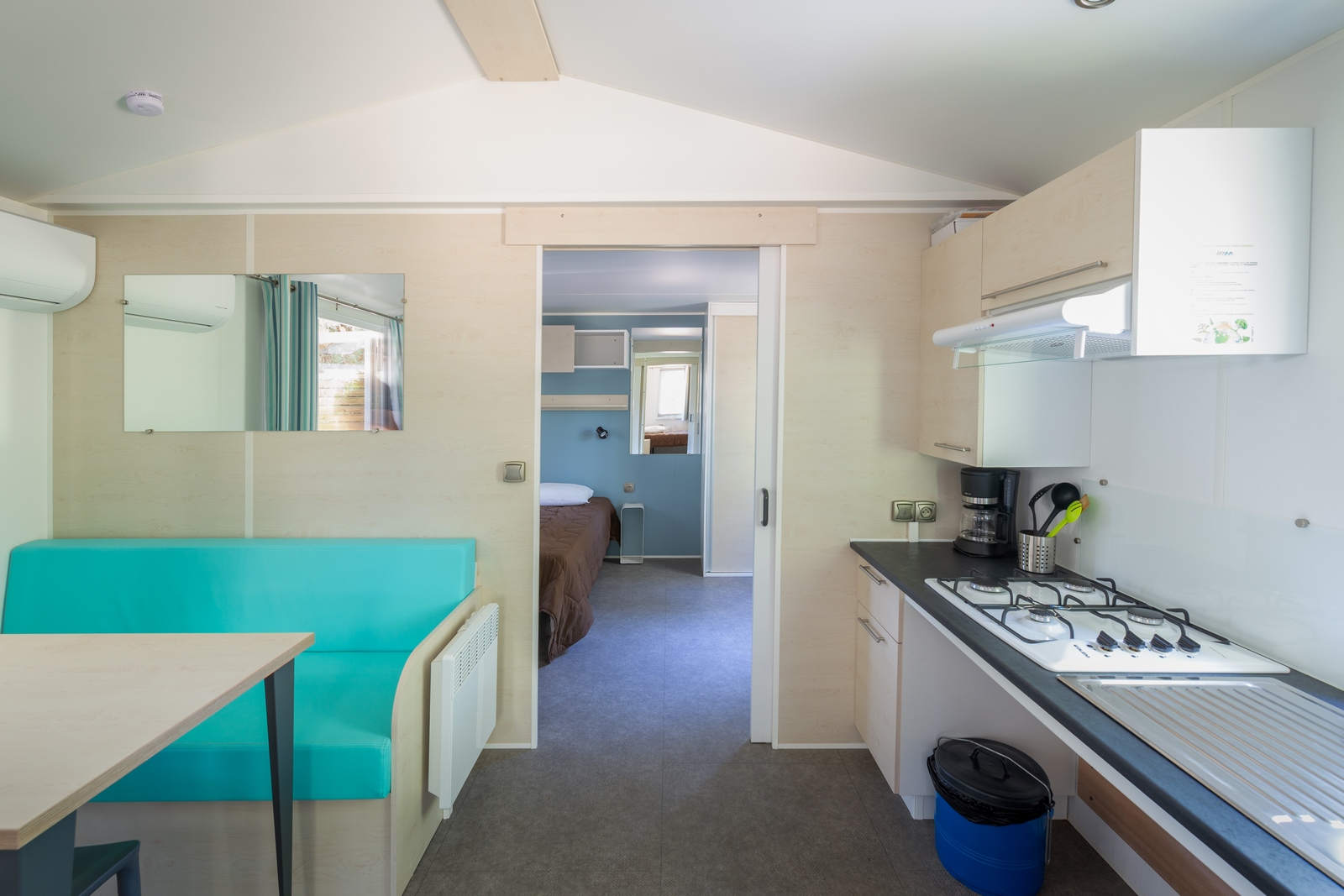 An airconditioned PRMadapted mobile home for your holiday at our four