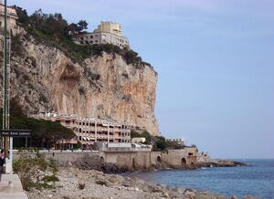 The Balzi Rossi caves in Italy