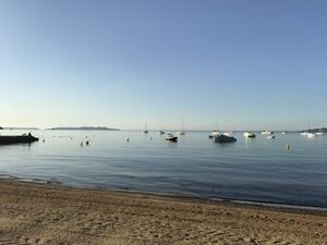 Beaches near the campsite in La Londe