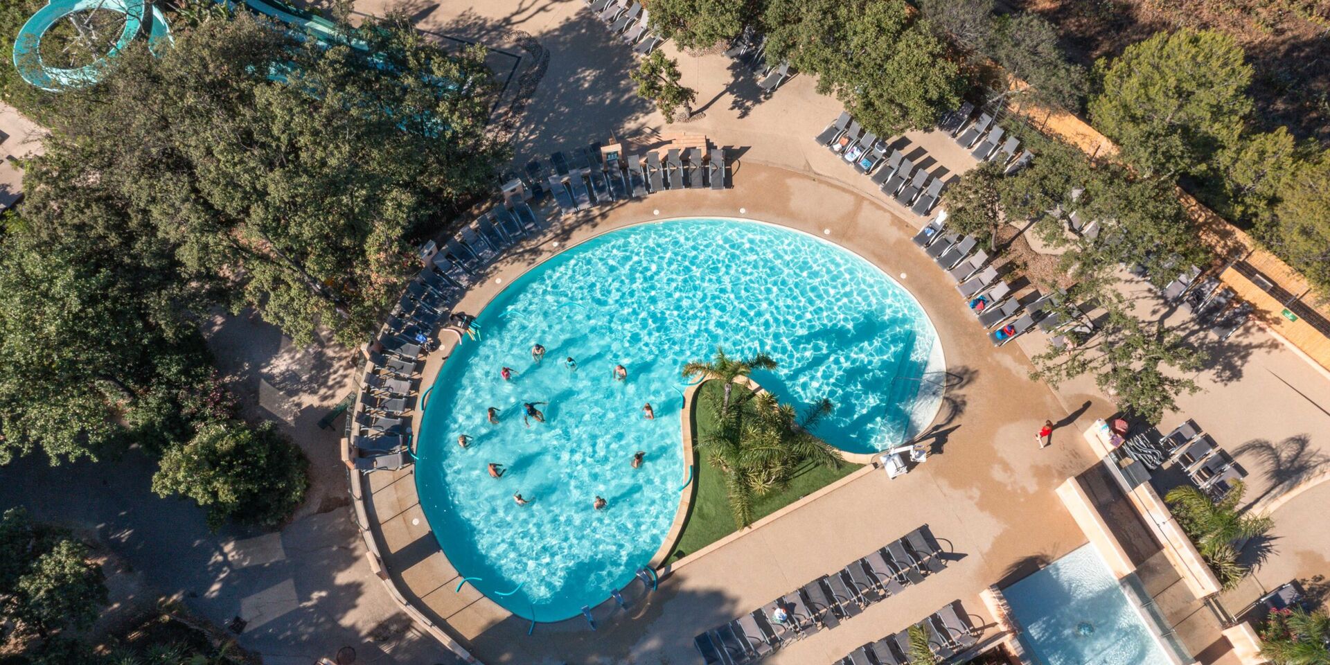 Giant water park at 4-star campsite South of France