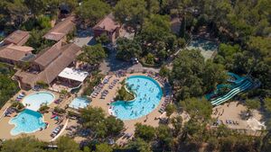 Giant water park at 4-star campsite in the Var