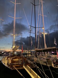 Boats on the port of Saint-Tropez