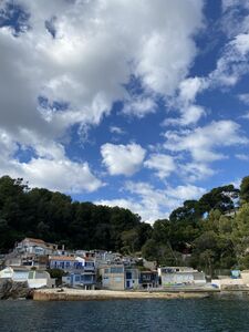 Natural cove near Toulon