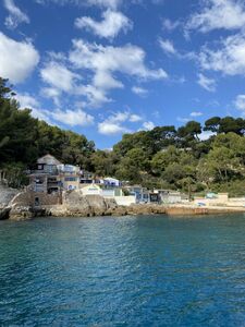 Seaside campsite near Toulon