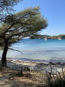 A beautiful beach in Bormes-les-Mimosas