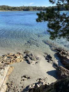 A natural beach in the Var French Riviera-Côte d'Azur