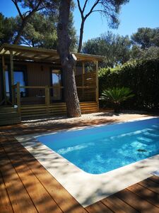 Air-conditioned mobile home with private pool in the Var, French Riviera-Côte d'Azur