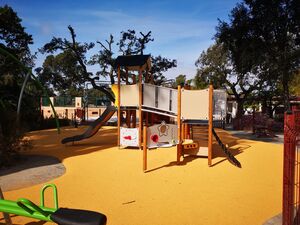 A children's holiday playground in the Var, French Riviera-Côte d'Azur