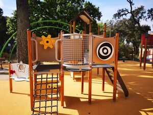 Children's play area in the Var, French Riviera-Côte d'Azur