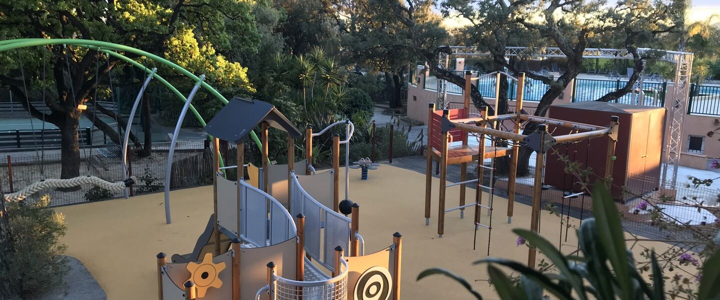 An XXL playground at our campsite in the Var, French Riviera-Côte d'Azur